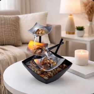 HoMedics EnviraScape Silver Springs Relaxation Fountain